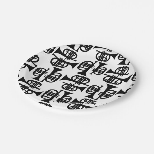 ヴィンテージトランペカスタムットの背景色 ペーパープレート (アングル)