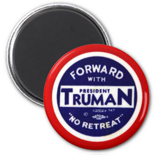 ヴィンテージトランマン民主党「Forward With Truman」 マグネット