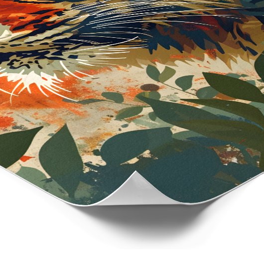 ヴィンテージトラ:ノス威厳のあるタルジア ポスター (角)