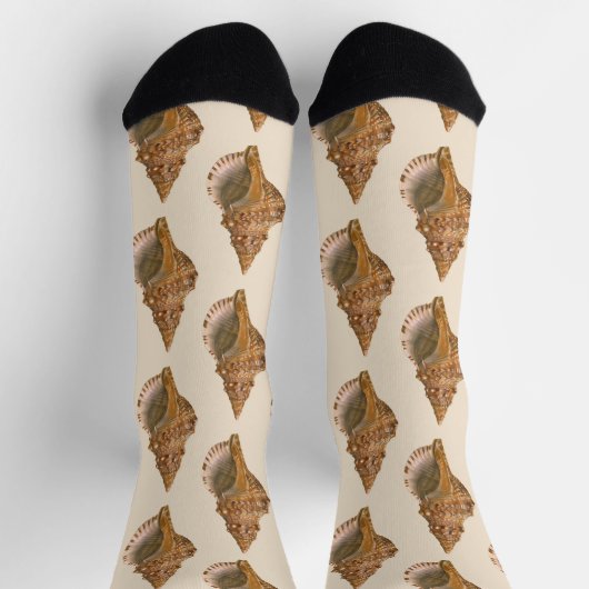 ヴィンテージトリトンシーシェルシェル、海洋海動物 ソックス (上部)