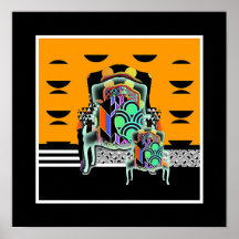 ヴィンテージトリプルジオアームチェア