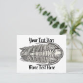 ヴィンテージトリロバイトはがき ポストカード (スタンド正面)