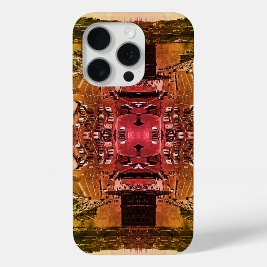 ヴィンテージトルキースタンブールカラコイガラタブリッジ Case-Mate iPhoneケース (裏面)