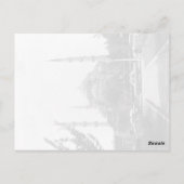 ヴィンテージトルキースタンブールザブルーモスク ポストカード (裏面)