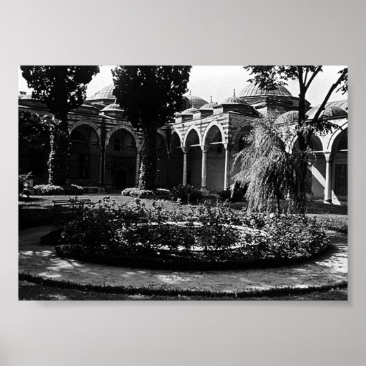 ヴィンテージトルキースタンブールトプカピ美術館 ポスター (正面)