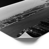 ヴィンテージトルキースタンブールボスポラス橋 ポスター (角)