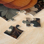 ヴィンテージトルコとカボチャの秋 ジグソーパズル (側面)