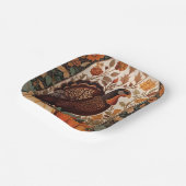 ヴィンテージトルコとカボチャの秋 ペーパープレート (傾斜あり)