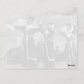 ヴィンテージトルコのイスタンブールトルコのダンス ポストカード (裏面)