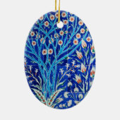 ヴィンテージトルコのタイル セラミックオーナメント (裏面)