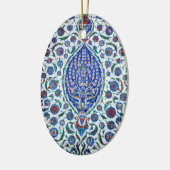 ヴィンテージトルコのタイル セラミックオーナメント (左)
