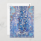 ヴィンテージトルコのタイル ポストカード (正面/裏面)