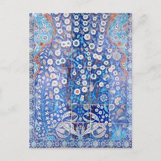 ヴィンテージトルコのタイル ポストカード (正面)