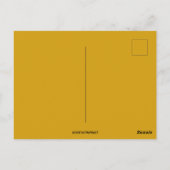 ヴィンテージトルコの繁栄グリーティングサンクスギビング ポストカード (裏面)