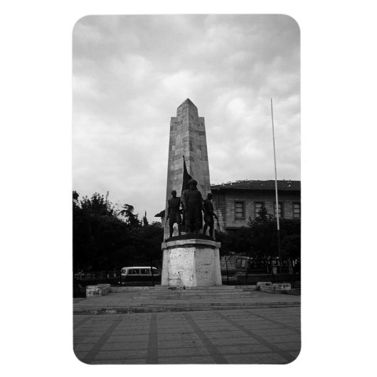 ヴィンテージトルコイスタンブールバーベローゼ像 マグネット (縦)