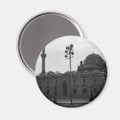 ヴィンテージトルコイスタンブールビヤジットカミーモスク マグネット (正面/裏面)