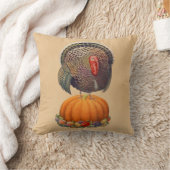 ヴィンテージトルコカボチャ感謝祭 クッション (ブランケット)