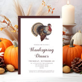 ヴィンテージトルコサンクスギビングディナーパーティー 招待状