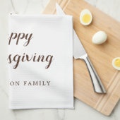 ヴィンテージトルコ幸せな感謝祭 キッチンタオル (四つ折り)