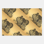 ヴィンテージトルコ幸せな感謝祭WP 3p ラッピングペーパーシート (正面2)