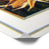 ヴィンテージトルコ感謝祭 ポスター (角)