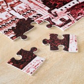 ヴィンテージトルコIstanbulブルーモスクの概要 ジグソーパズル (側面)