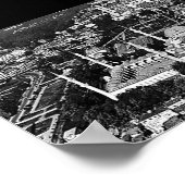 ヴィンテージトルコIstanbulブルーモスクの概要 ポスター (角)