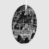 ヴィンテージトルコIstanbulブルーモスク概要1970 オーナメント (正面)