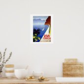 ヴィンテージトルボレリヴァレイクガルダイタリアン旅行 ポスター (キッチン)