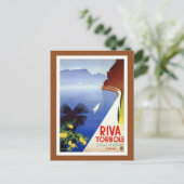 ヴィンテージトルボレリヴァレイクガルダイタリアン旅行 ポストカード (スタンド正面)