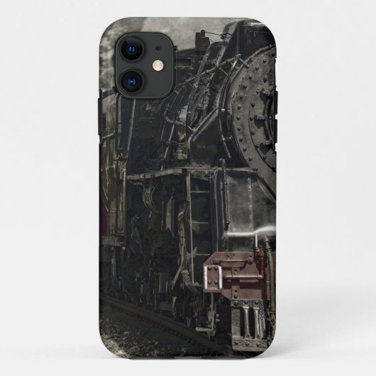 ヴィンテージトレインの装飾デザイン Case-Mate iPhoneケース (裏面)