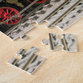 ヴィンテージトレインオントラックジグソーパズル ジグソーパズル (側面)