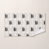 ヴィンテージトレインバスルーム用タオル バスタオルセット (ハンドタオル)