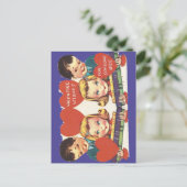 ヴィンテージトレインバレンタイン シーズンポストカード (スタンド正面)