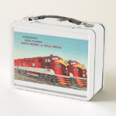 ヴィンテージトレイン広告ズ メタルランチボックス (裏面)