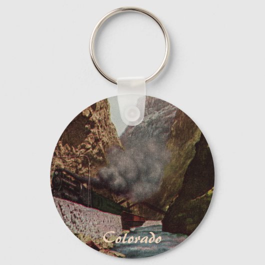 ヴィンテージトレイン王室のGorge Keychain キーホルダー (正面)