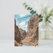 ヴィンテージトレイン走ズスルーキャニオン ポストカード (スタンド正面)