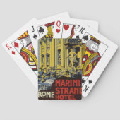 ヴィンテージトレビファウンテンマリニストランドホテルローマ トランプ (裏面)