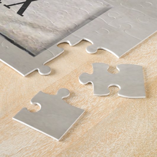 ヴィンテージトレンディーフォトフレーム（1枚の写真） ジグソーパズル (側面)