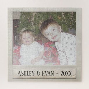 ヴィンテージトレンディーフォトフレーム（1枚の写真） ジグソーパズル