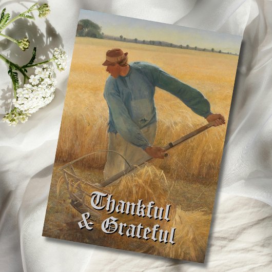 ヴィンテージトレンディー感謝と感謝の収穫 シーズンカード