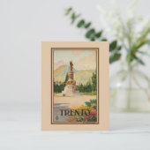 ヴィンテージトレントトレントイタリアン旅行 ポストカード (スタンド正面)