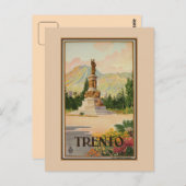 ヴィンテージトレントトレントイタリアン旅行 ポストカード (正面/裏面)