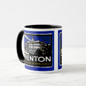 ヴィンテージトレントンNJポスター マグカップ (正面左)