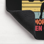 ヴィンテージトレーニングもしジム重量挙げ中に死ぬ マウスパッド (コーナー)