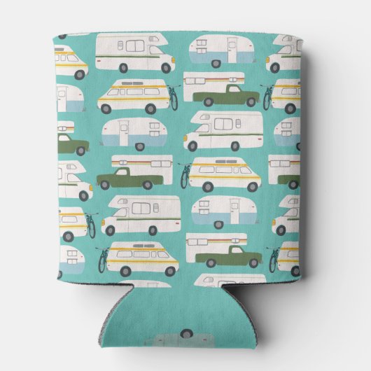 ヴィンテージトレーラーキャンパーキャンピングRVヴァンライフカスタム 缶クーラー (裏面)