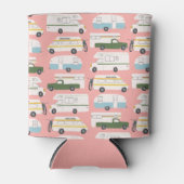 ヴィンテージトレーラーキャンパーキャンピングRVヴァンライフカスタム 缶クーラー (正面)