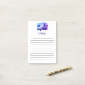 ヴィンテージトレーラーキャンパースーパーTO-DOリスト ポストイット (デスク上)