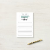 ヴィンテージトレーラーキャンパースーパーTO-DOリスト ポストイット (デスク上)