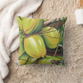 ヴィンテージトロピカルココナッツパームクッション クッション (ブランケット)